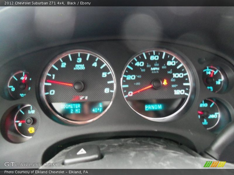  2012 Suburban Z71 4x4 Z71 4x4 Gauges