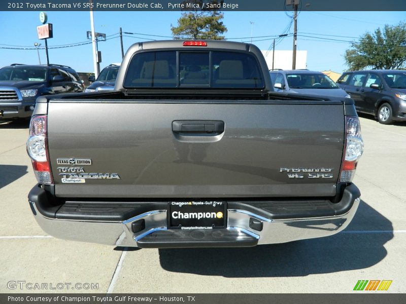 Pyrite Mica / Sand Beige 2012 Toyota Tacoma V6 SR5 Prerunner Double Cab