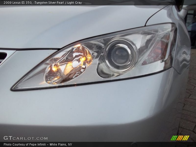 Tungsten Silver Pearl / Light Gray 2009 Lexus ES 350