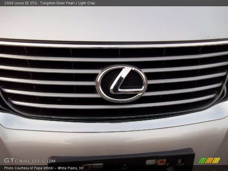 Tungsten Silver Pearl / Light Gray 2009 Lexus ES 350