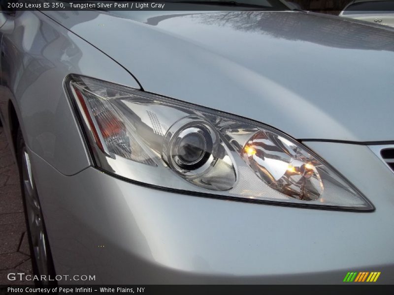 Tungsten Silver Pearl / Light Gray 2009 Lexus ES 350