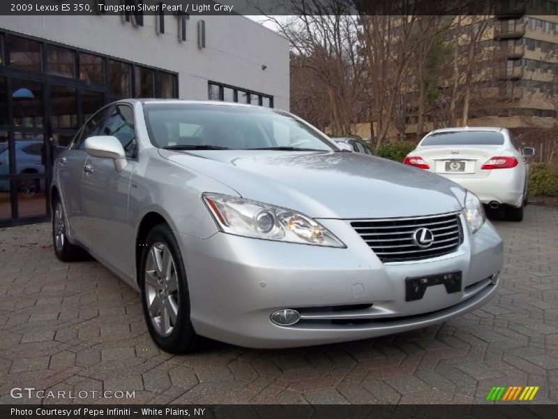 Tungsten Silver Pearl / Light Gray 2009 Lexus ES 350
