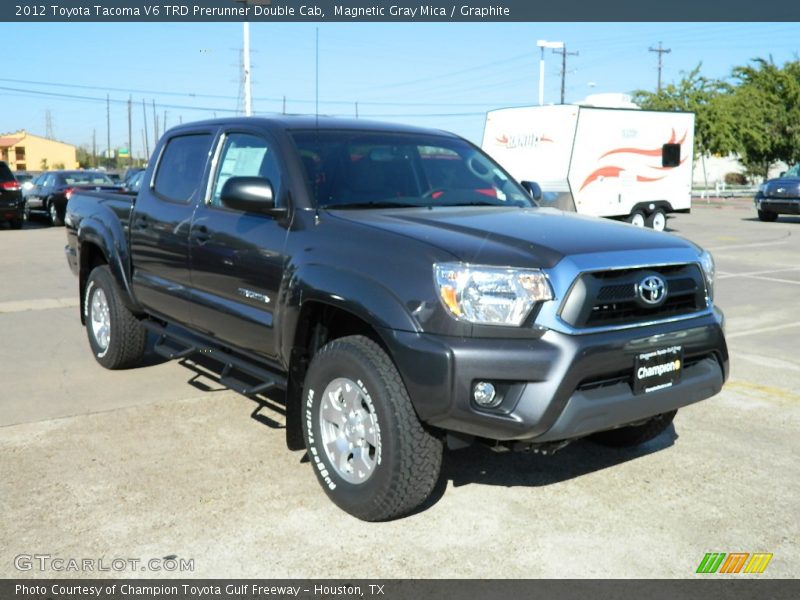 Magnetic Gray Mica / Graphite 2012 Toyota Tacoma V6 TRD Prerunner Double Cab