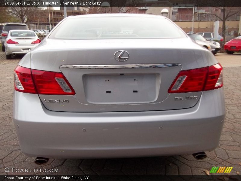 Tungsten Silver Pearl / Light Gray 2009 Lexus ES 350