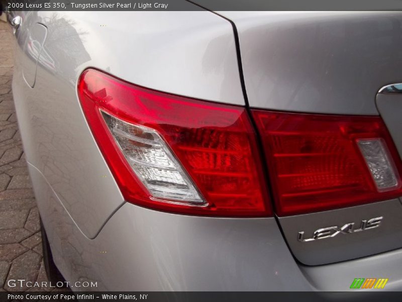 Tungsten Silver Pearl / Light Gray 2009 Lexus ES 350