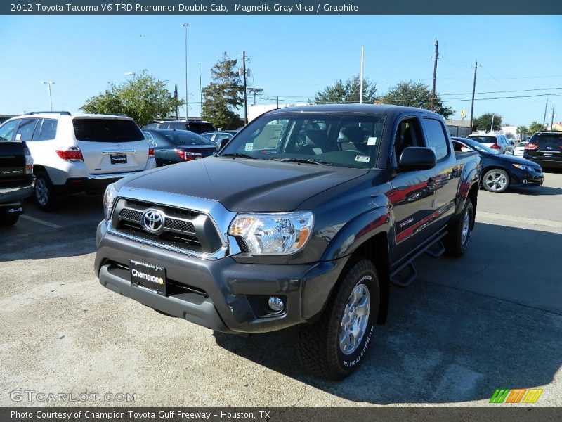 Magnetic Gray Mica / Graphite 2012 Toyota Tacoma V6 TRD Prerunner Double Cab