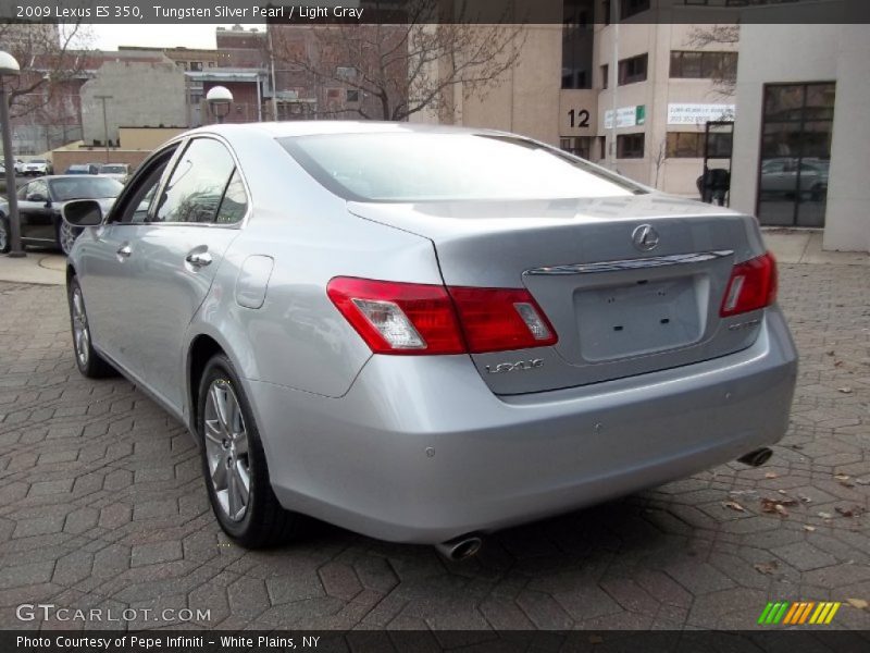 Tungsten Silver Pearl / Light Gray 2009 Lexus ES 350