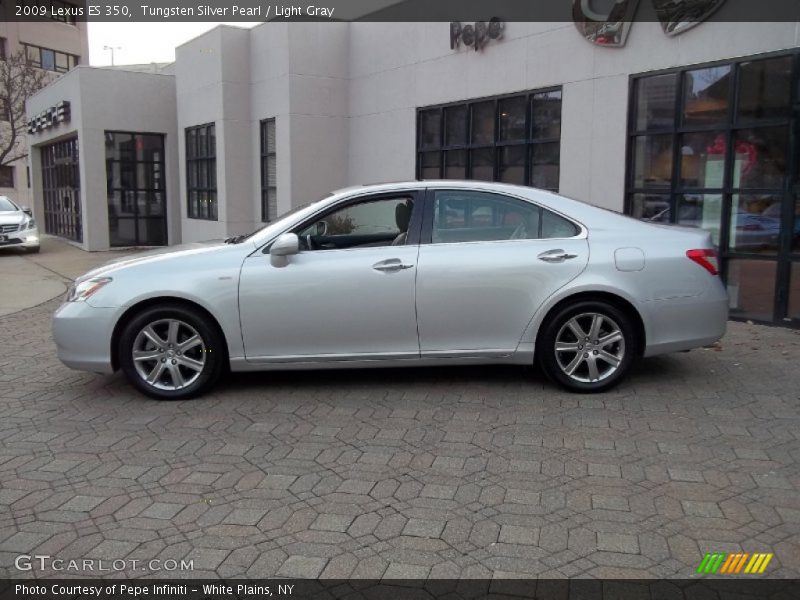 Tungsten Silver Pearl / Light Gray 2009 Lexus ES 350