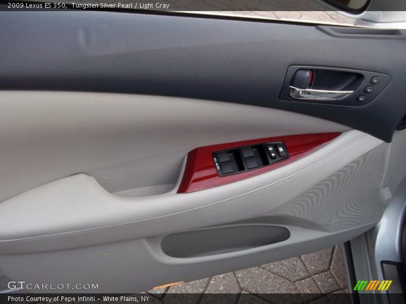Tungsten Silver Pearl / Light Gray 2009 Lexus ES 350