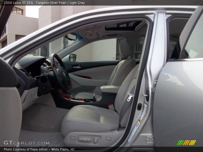 Tungsten Silver Pearl / Light Gray 2009 Lexus ES 350