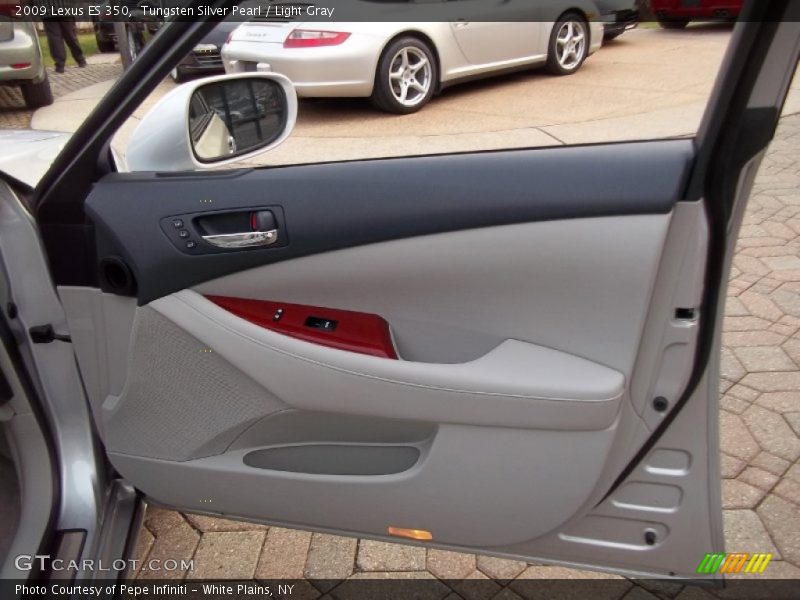 Tungsten Silver Pearl / Light Gray 2009 Lexus ES 350
