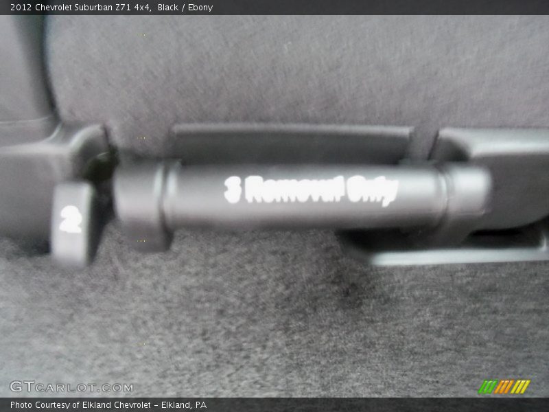Black / Ebony 2012 Chevrolet Suburban Z71 4x4