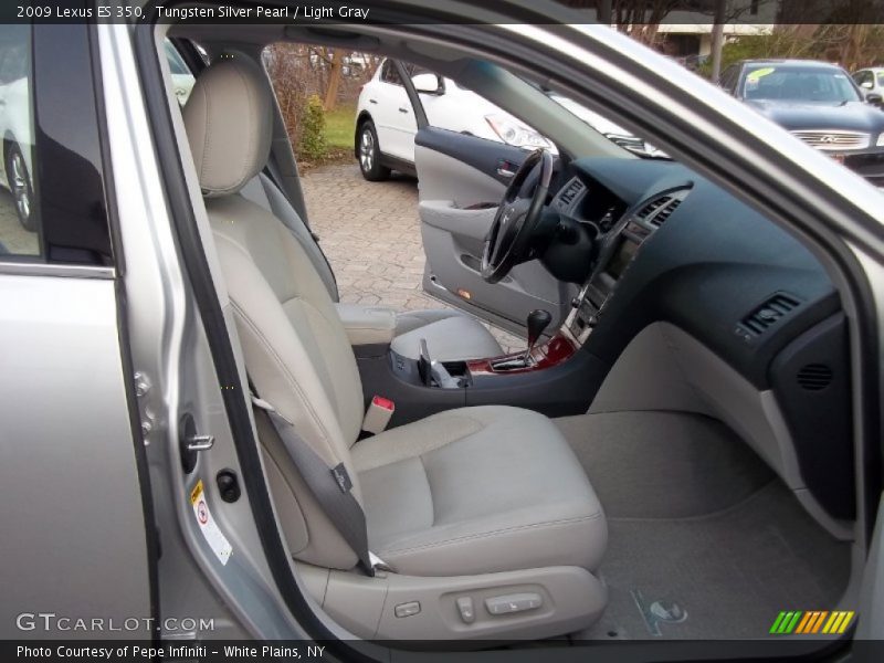 Tungsten Silver Pearl / Light Gray 2009 Lexus ES 350