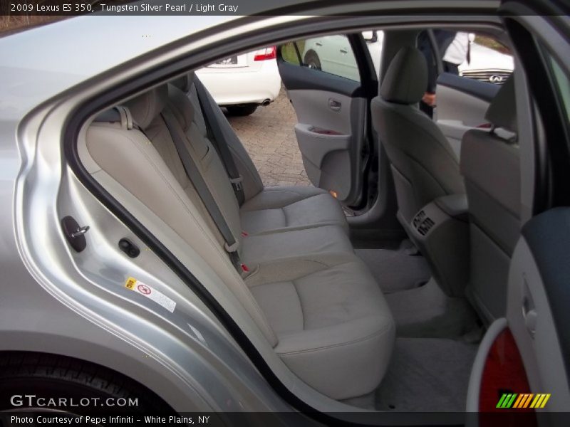 Tungsten Silver Pearl / Light Gray 2009 Lexus ES 350
