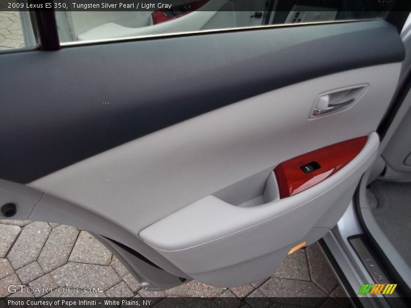 Tungsten Silver Pearl / Light Gray 2009 Lexus ES 350