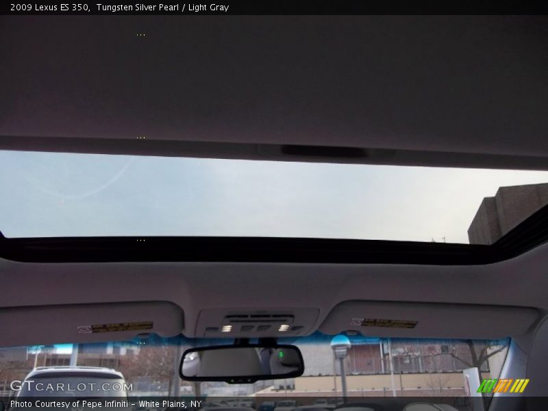 Tungsten Silver Pearl / Light Gray 2009 Lexus ES 350