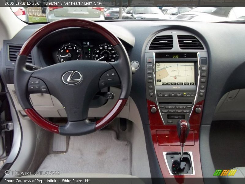 Tungsten Silver Pearl / Light Gray 2009 Lexus ES 350