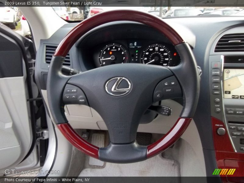 Tungsten Silver Pearl / Light Gray 2009 Lexus ES 350