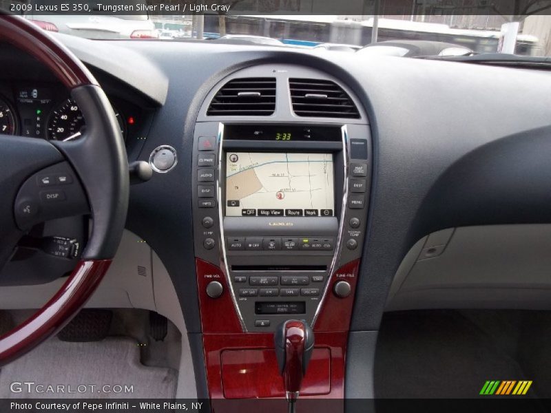 Tungsten Silver Pearl / Light Gray 2009 Lexus ES 350