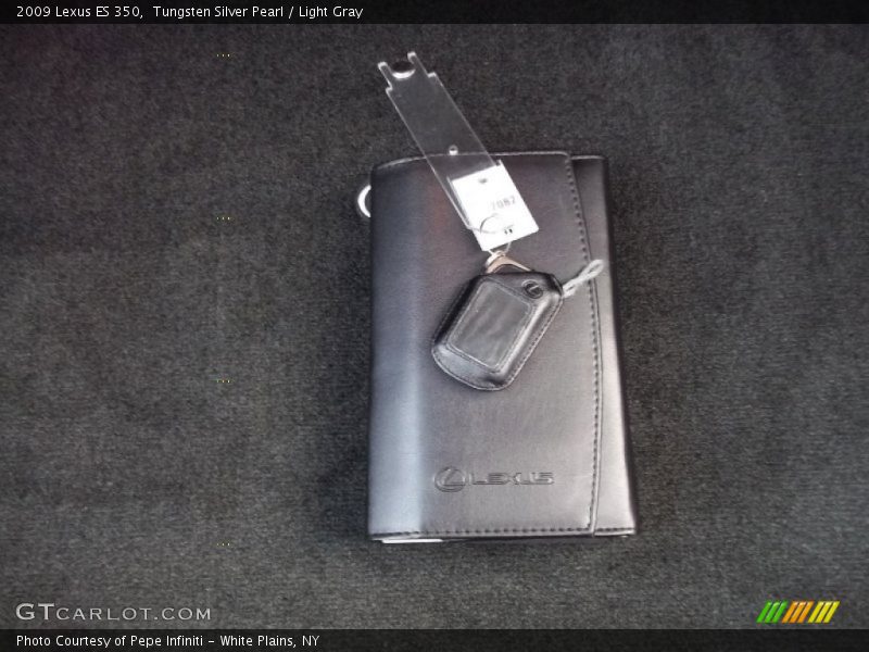 Tungsten Silver Pearl / Light Gray 2009 Lexus ES 350