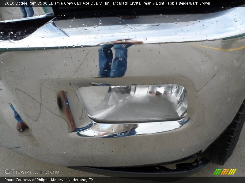 Brilliant Black Crystal Pearl / Light Pebble Beige/Bark Brown 2010 Dodge Ram 3500 Laramie Crew Cab 4x4 Dually