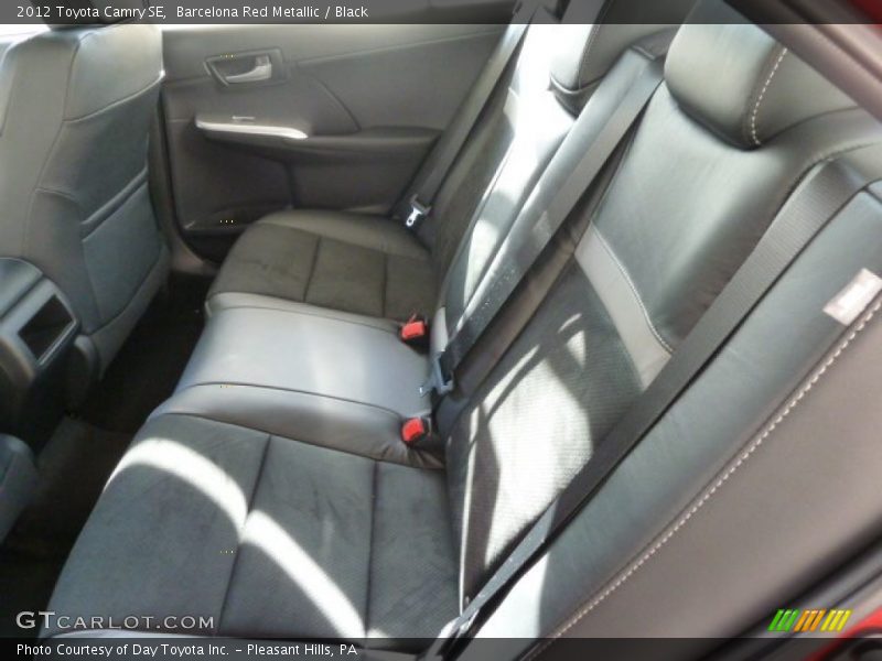 Barcelona Red Metallic / Black 2012 Toyota Camry SE
