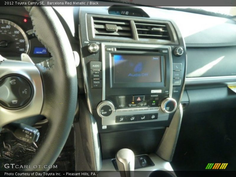 Barcelona Red Metallic / Black 2012 Toyota Camry SE