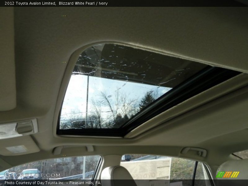 Blizzard White Pearl / Ivory 2012 Toyota Avalon Limited