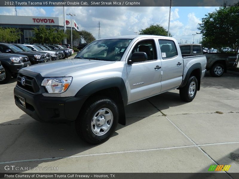 Silver Streak Mica / Graphite 2012 Toyota Tacoma V6 Prerunner Double Cab