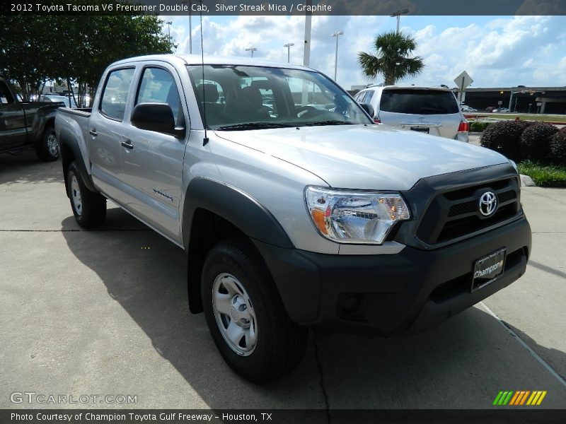 Silver Streak Mica / Graphite 2012 Toyota Tacoma V6 Prerunner Double Cab