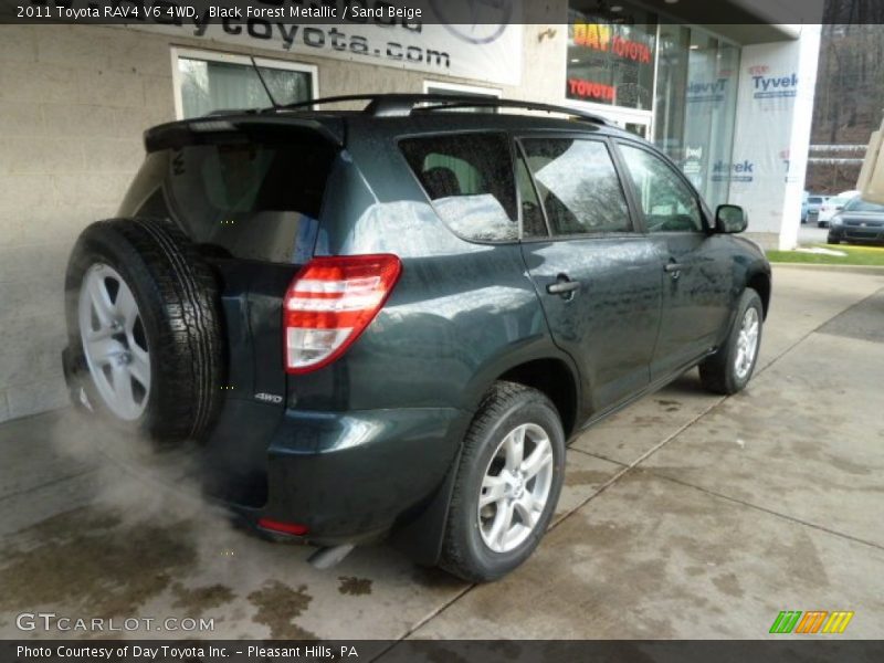 Black Forest Metallic / Sand Beige 2011 Toyota RAV4 V6 4WD
