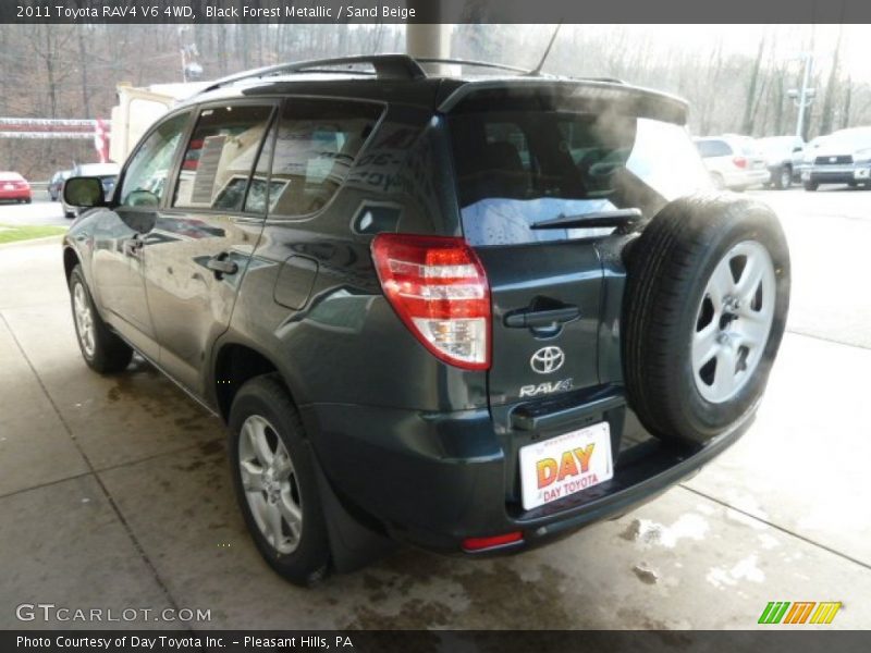 Black Forest Metallic / Sand Beige 2011 Toyota RAV4 V6 4WD