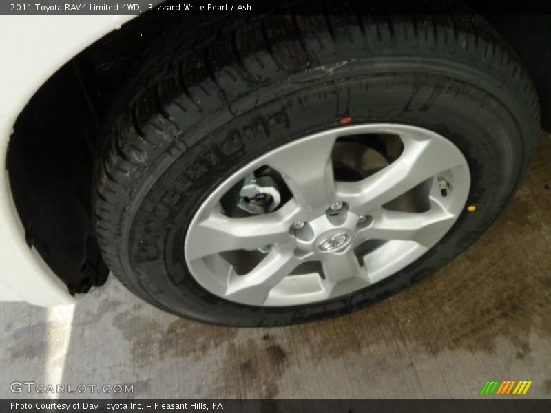 Blizzard White Pearl / Ash 2011 Toyota RAV4 Limited 4WD