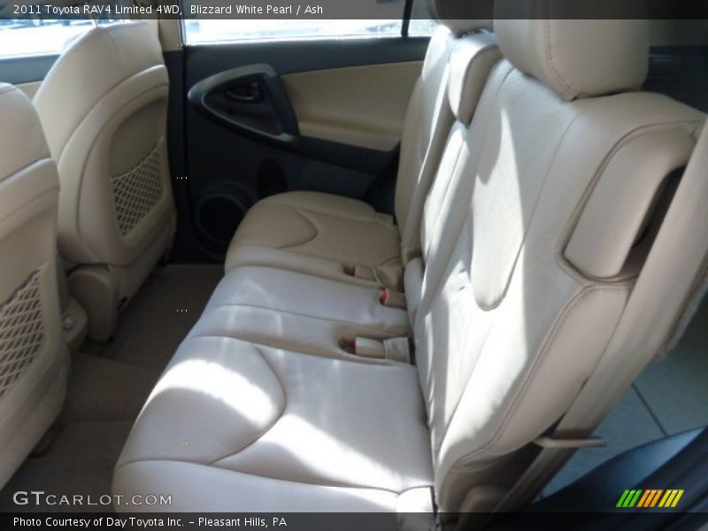Blizzard White Pearl / Ash 2011 Toyota RAV4 Limited 4WD
