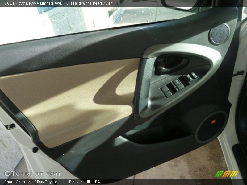 Blizzard White Pearl / Ash 2011 Toyota RAV4 Limited 4WD