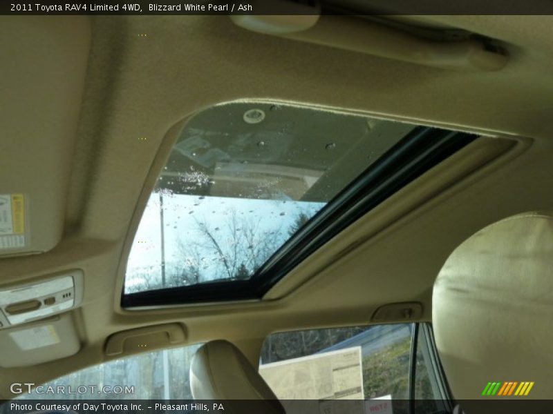 Blizzard White Pearl / Ash 2011 Toyota RAV4 Limited 4WD