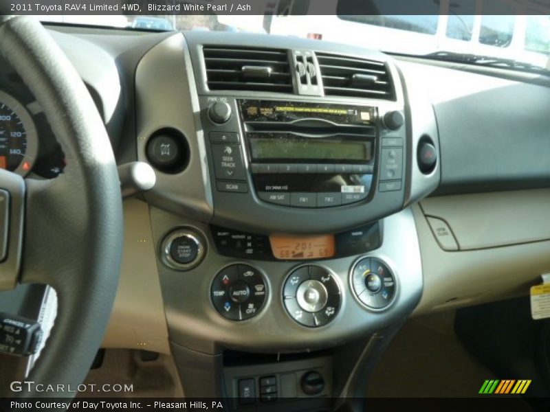 Blizzard White Pearl / Ash 2011 Toyota RAV4 Limited 4WD