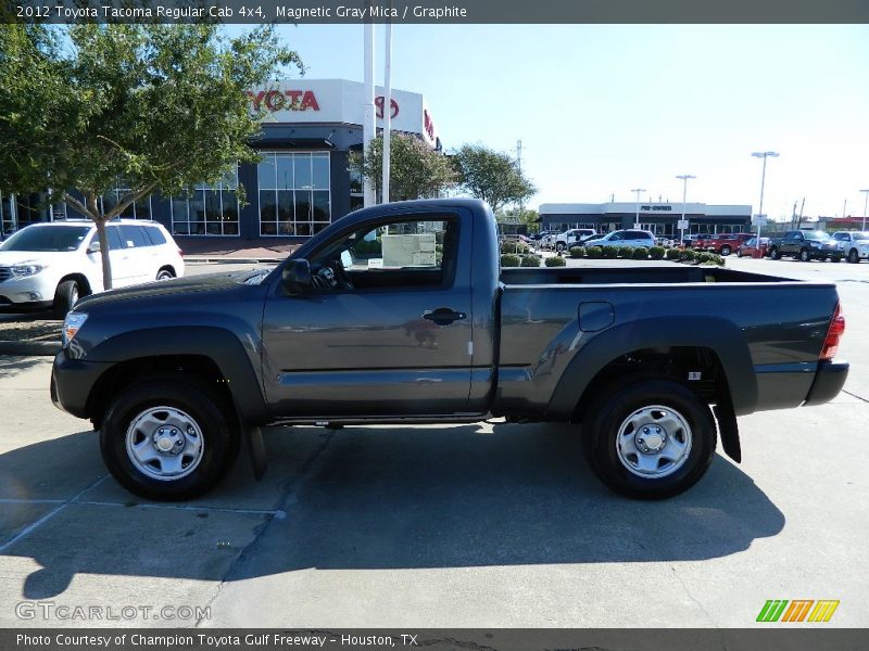 Magnetic Gray Mica / Graphite 2012 Toyota Tacoma Regular Cab 4x4