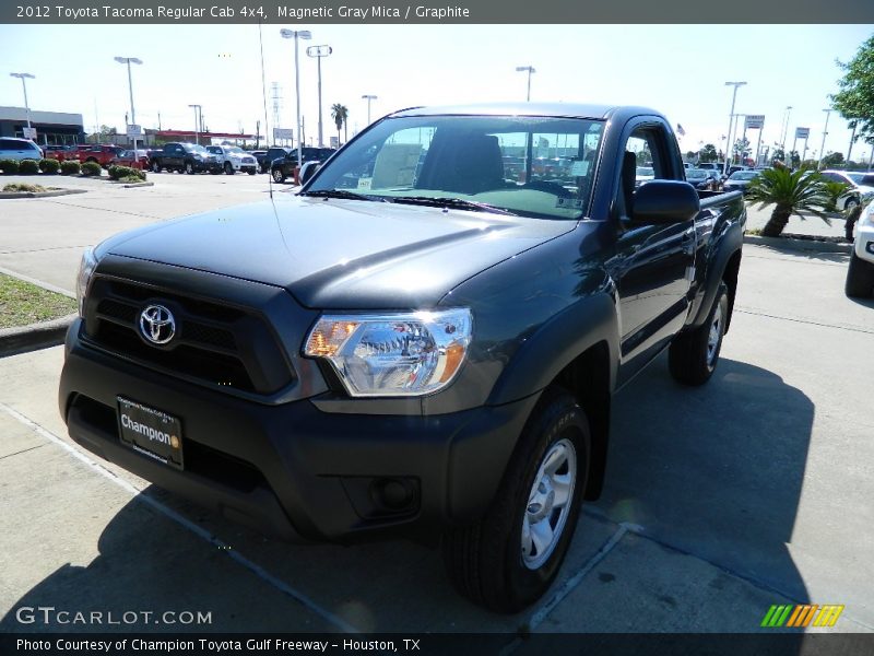 Magnetic Gray Mica / Graphite 2012 Toyota Tacoma Regular Cab 4x4