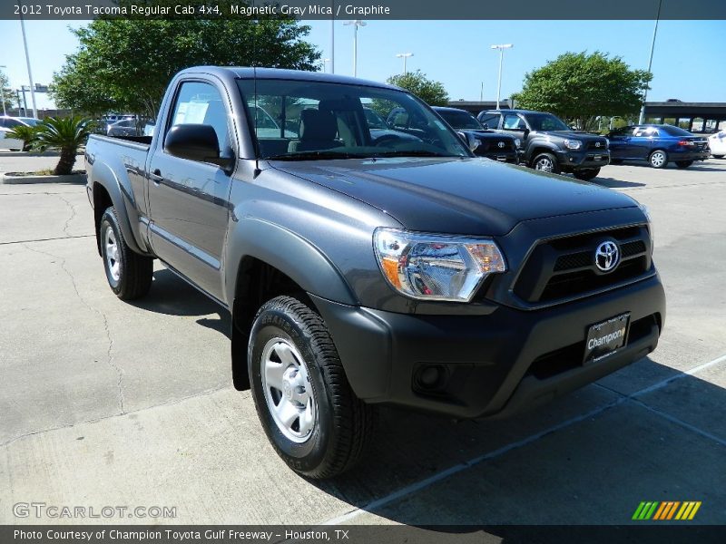 Magnetic Gray Mica / Graphite 2012 Toyota Tacoma Regular Cab 4x4