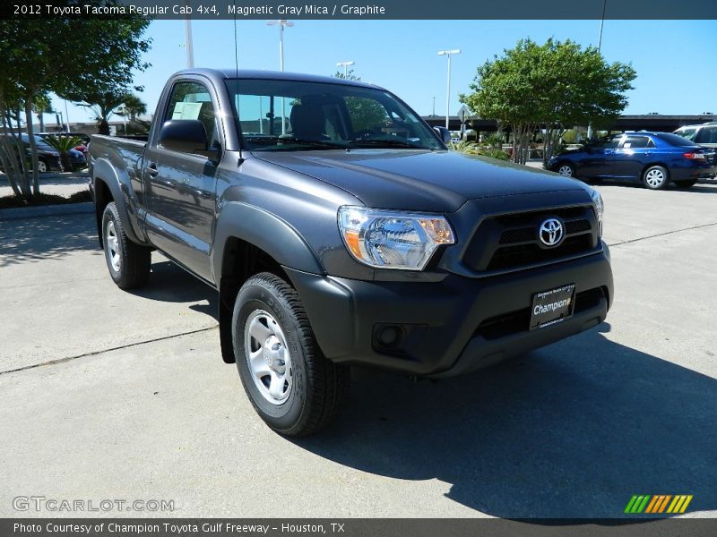 Magnetic Gray Mica / Graphite 2012 Toyota Tacoma Regular Cab 4x4