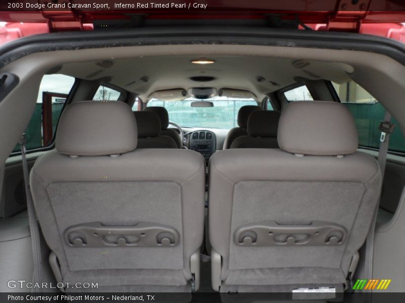 Inferno Red Tinted Pearl / Gray 2003 Dodge Grand Caravan Sport