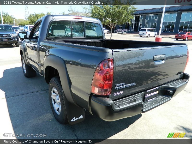 Magnetic Gray Mica / Graphite 2012 Toyota Tacoma Regular Cab 4x4