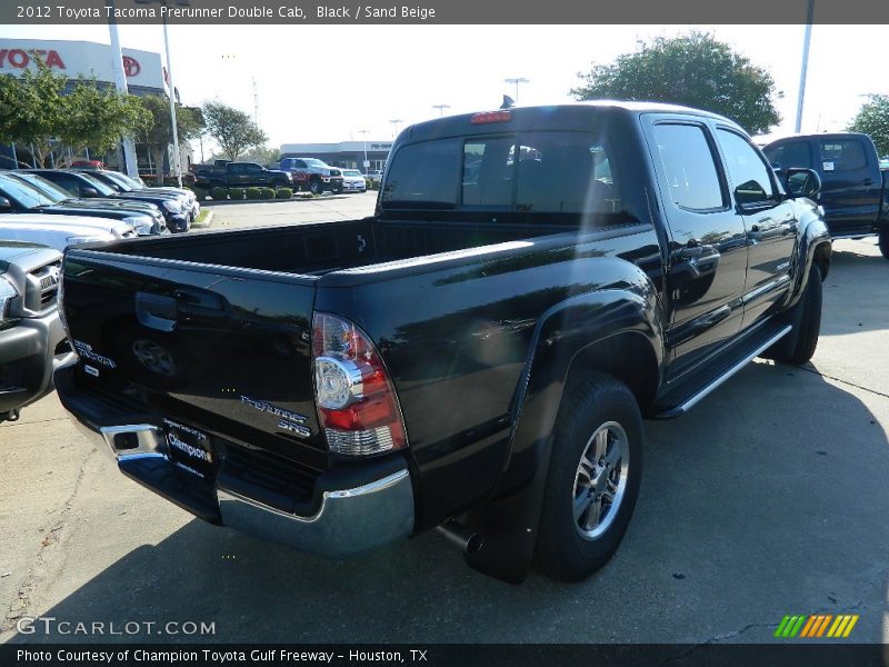 Black / Sand Beige 2012 Toyota Tacoma Prerunner Double Cab