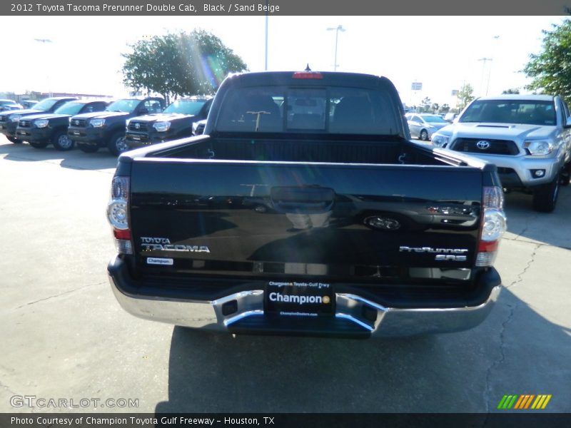 Black / Sand Beige 2012 Toyota Tacoma Prerunner Double Cab