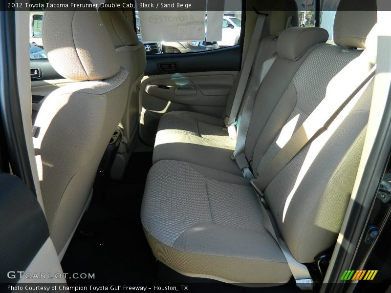 Black / Sand Beige 2012 Toyota Tacoma Prerunner Double Cab