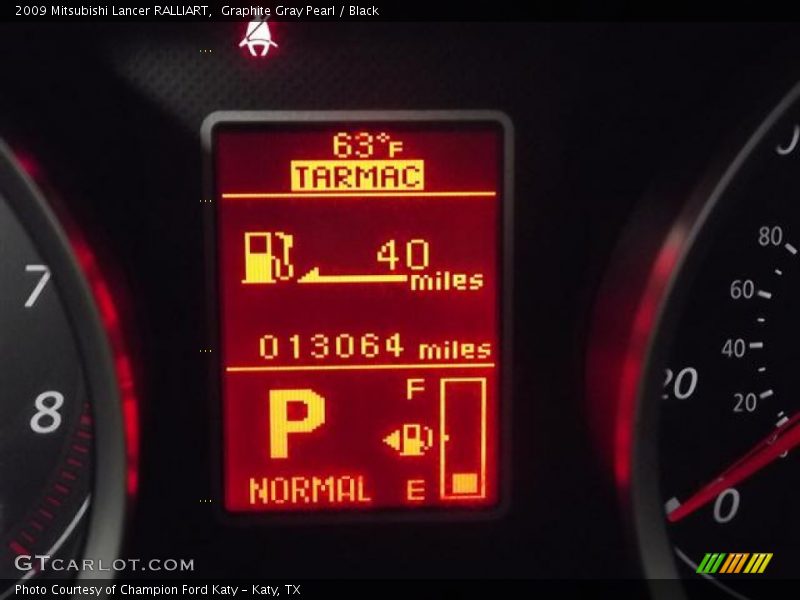 Graphite Gray Pearl / Black 2009 Mitsubishi Lancer RALLIART