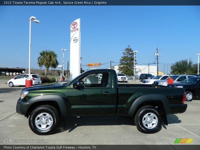 Spruce Green Mica / Graphite 2012 Toyota Tacoma Regular Cab 4x4