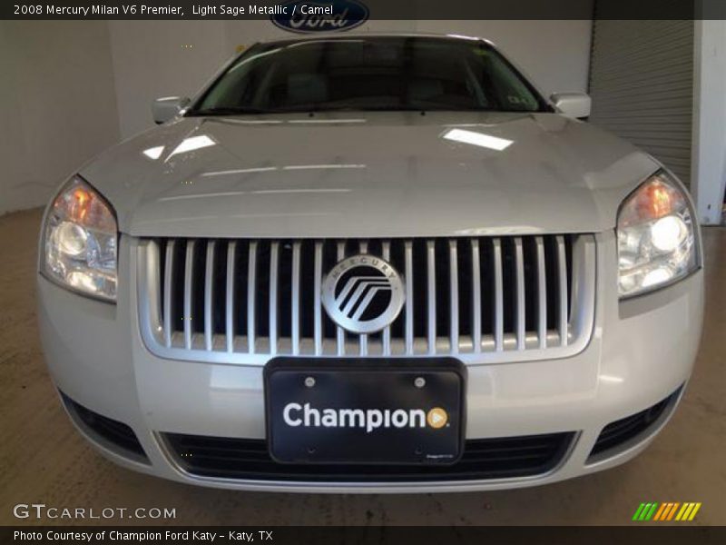 Light Sage Metallic / Camel 2008 Mercury Milan V6 Premier