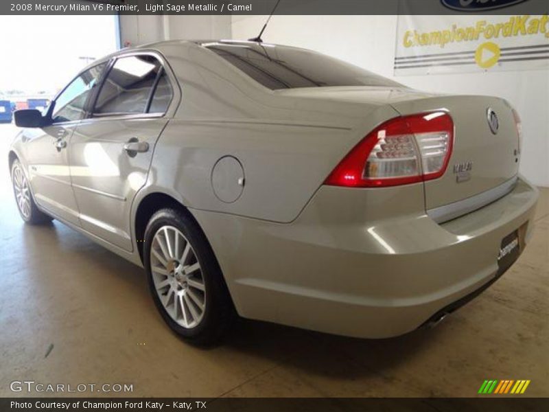 Light Sage Metallic / Camel 2008 Mercury Milan V6 Premier